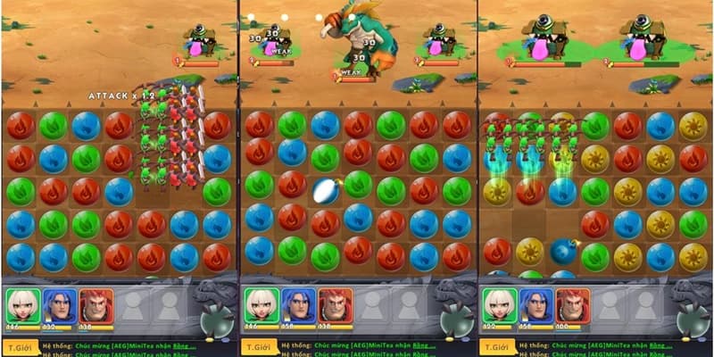 Game Xếp Ngọc Vương Quốc Chiến nằm trong top những game được yêu thích